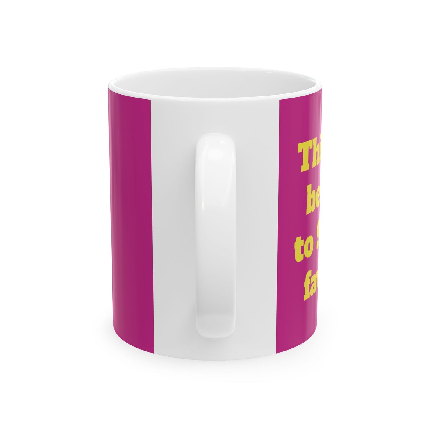 Funny Ceramic Mug - "This mug belongs to Santa’s favorite." 11oz & 15oz