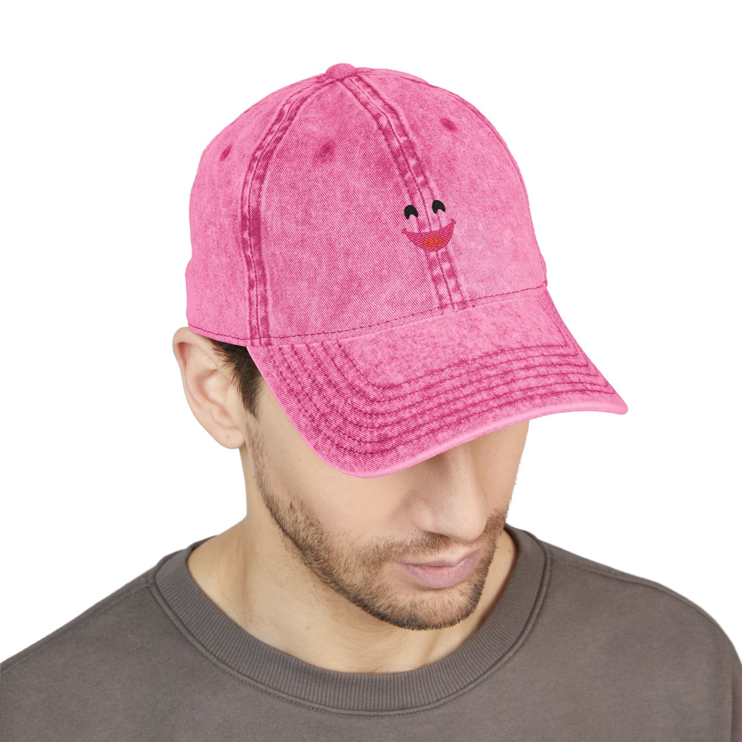 Phrasal Logo Cap - Vintage Embroidered