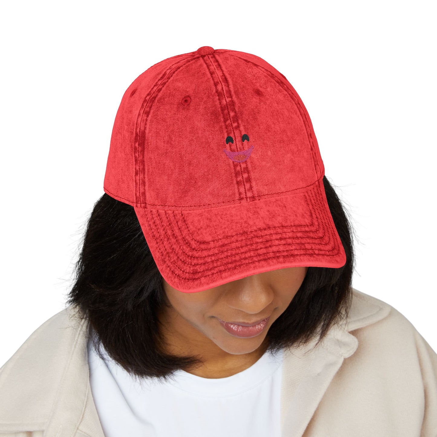 Phrasal Logo Cap - Vintage Embroidered
