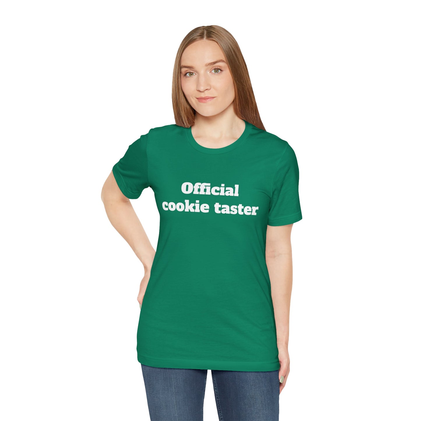Festive Short Sleeve Tee - "Official Cookie taster"