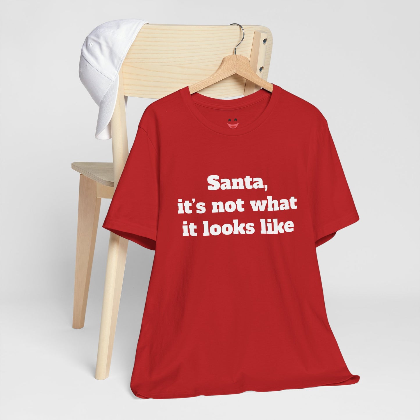 Festive Short Sleeve Tee - "Santa, it’s not what it looks like"