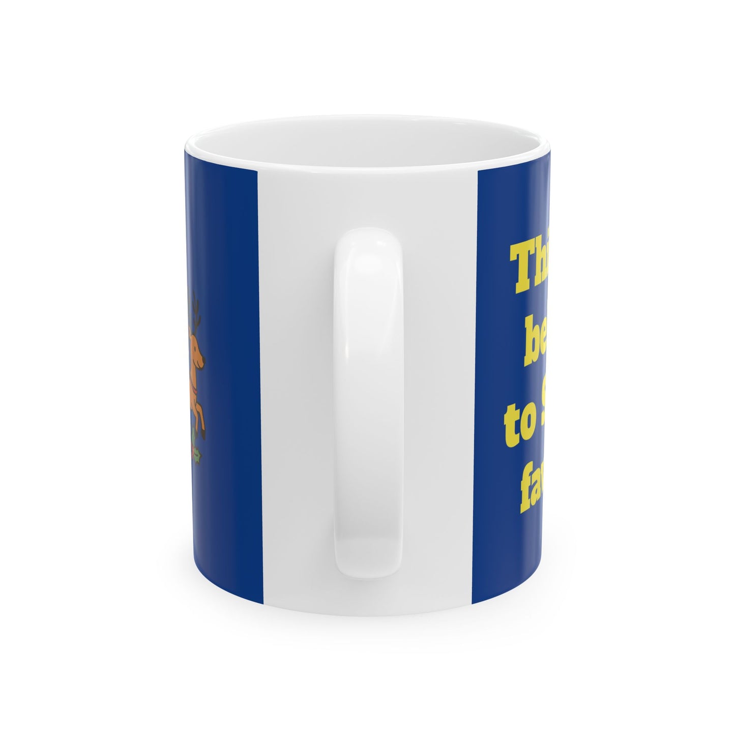 Funny Ceramic Mug - "This mug belongs to Santa’s favorite." 11oz & 15oz