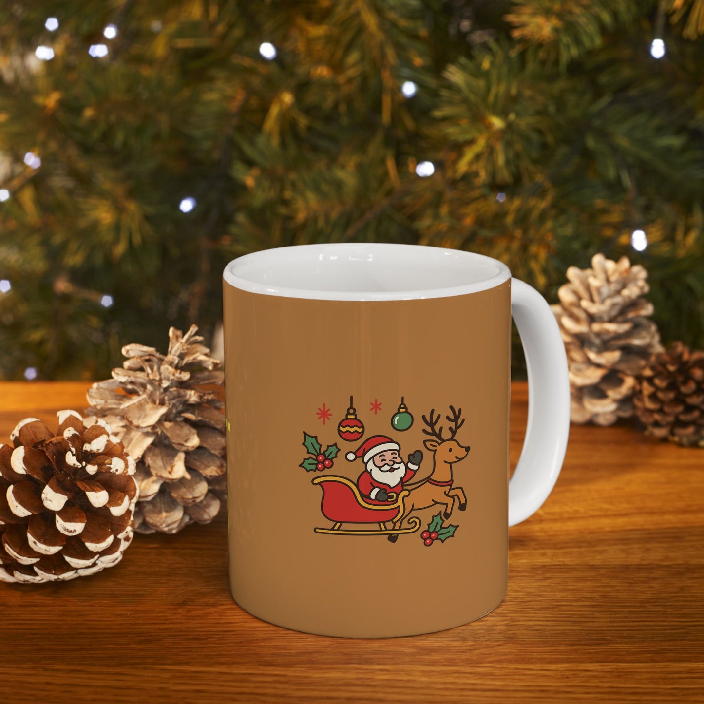 Funny Ceramic Mug - "Dear Santa, I can explain (but it’ll take a drink)" 11oz & 15oz