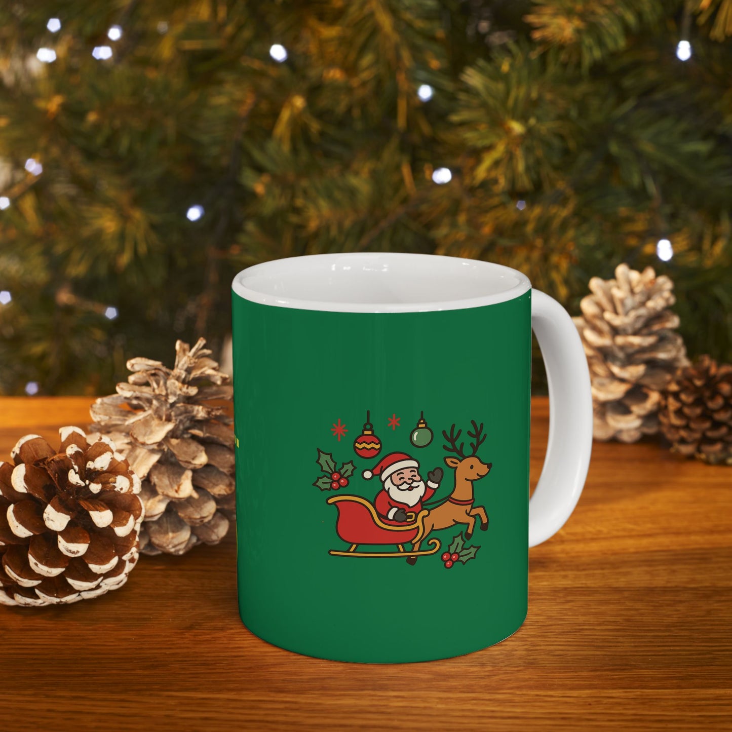 Funny Ceramic Mug - "Dear Santa, I can explain (but it’ll take a drink)" 11oz & 15oz