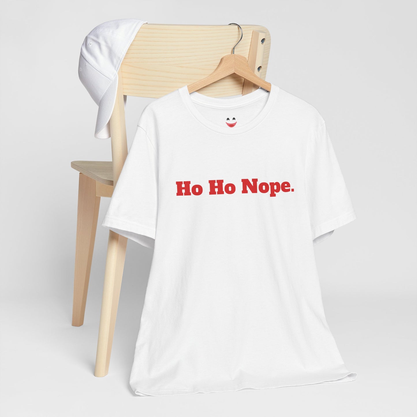 Festive Short Sleeve Tee - "Ho Ho Nope"