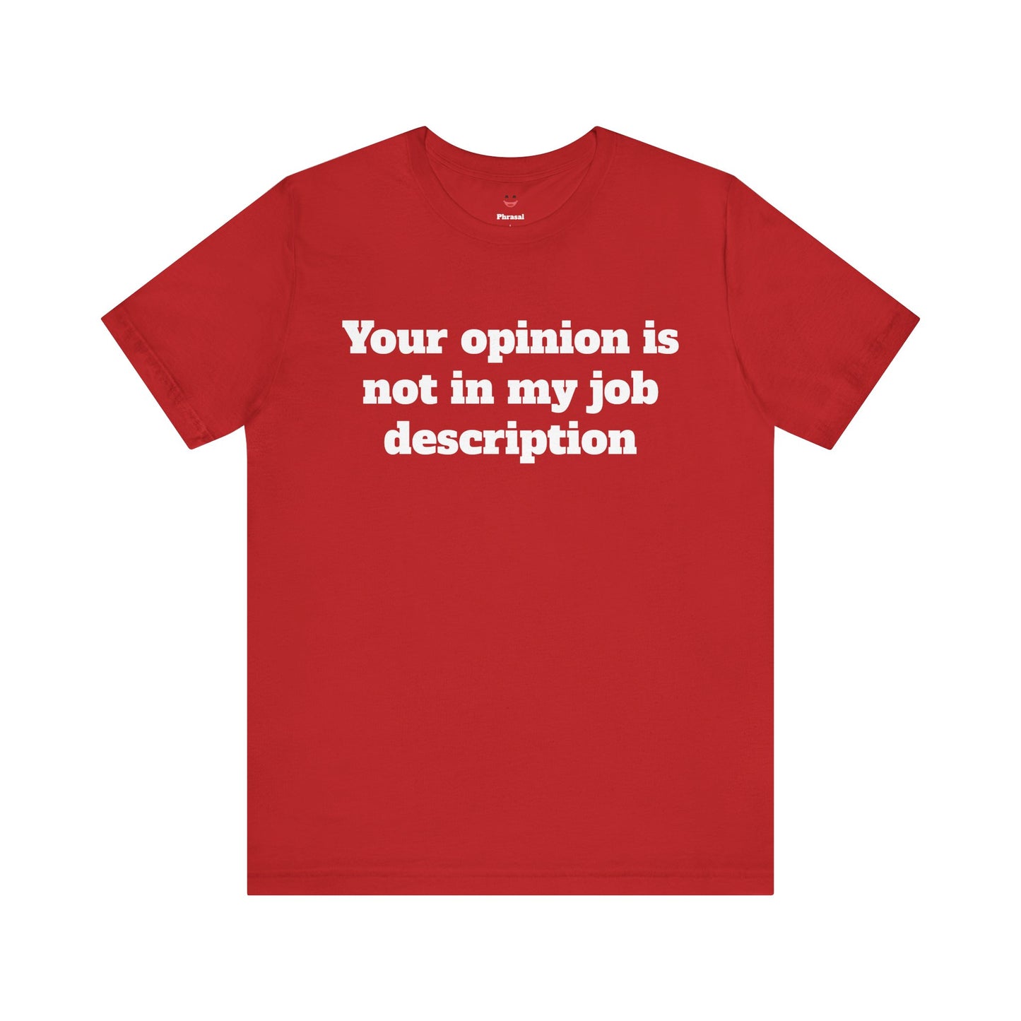 Workday Survivor Shirts - "Your Opinion Is Not In My Job Description"