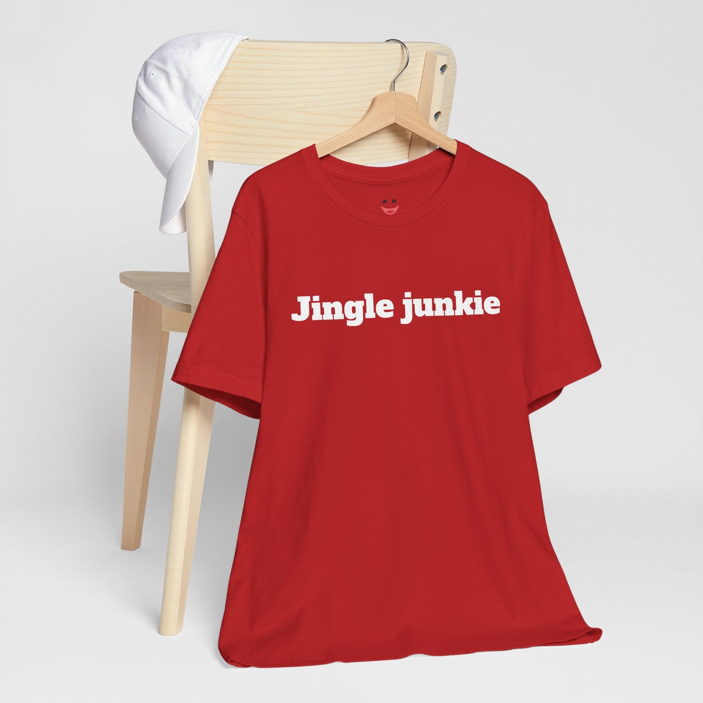 Festive Short Sleeve Tee - "Jingle junkie"