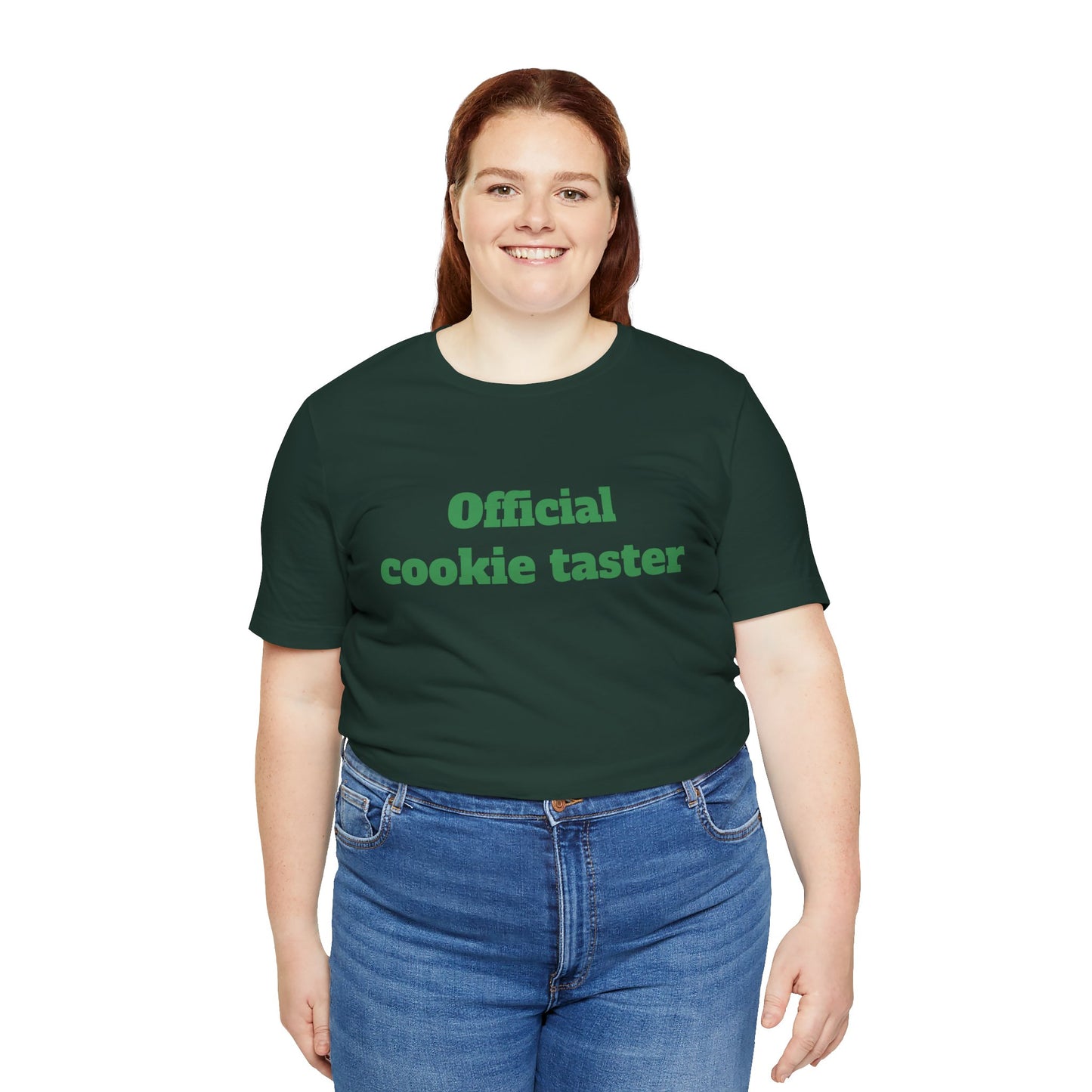 Festive Short Sleeve Tee - "Official Cookie taster"