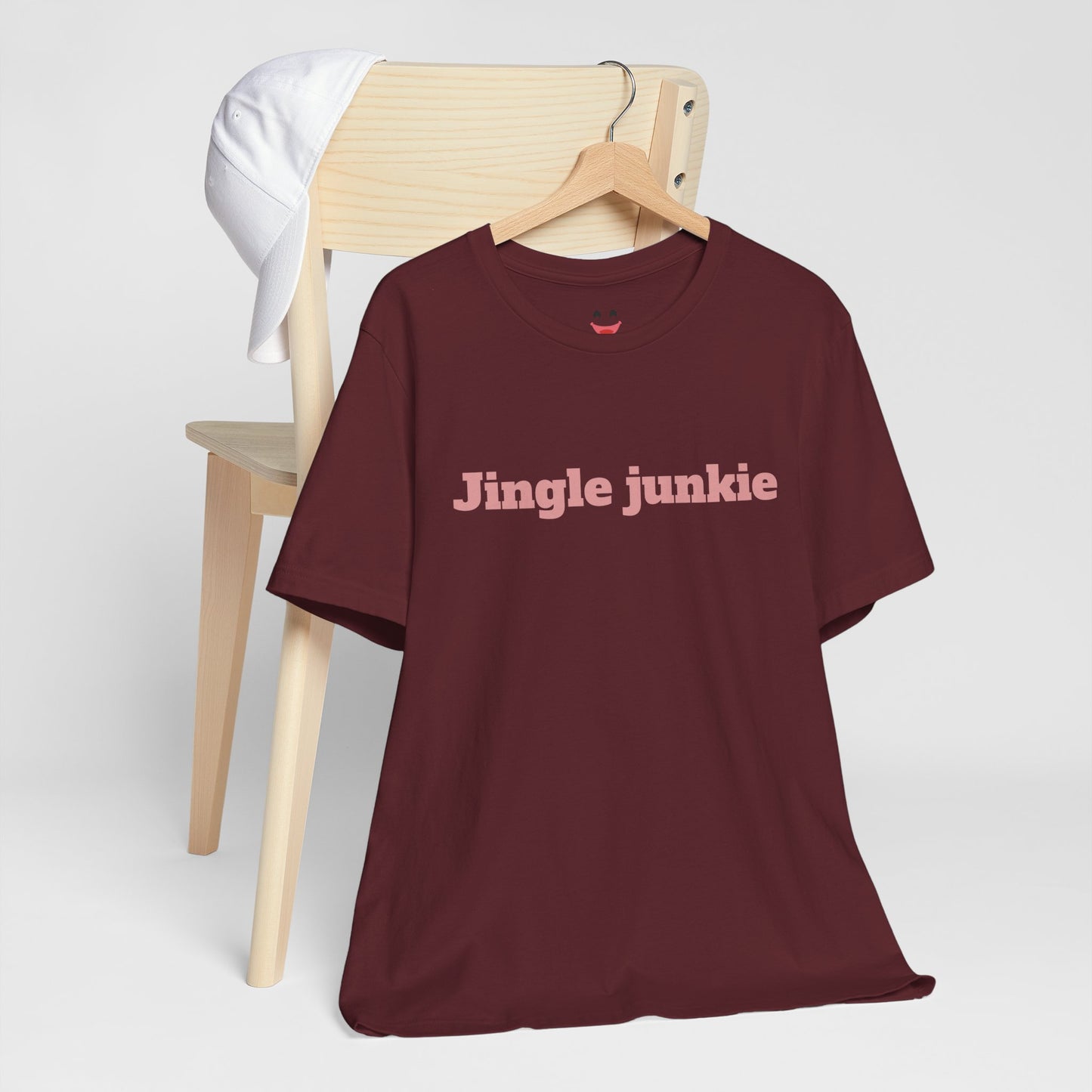 Festive Short Sleeve Tee - "Jingle junkie"