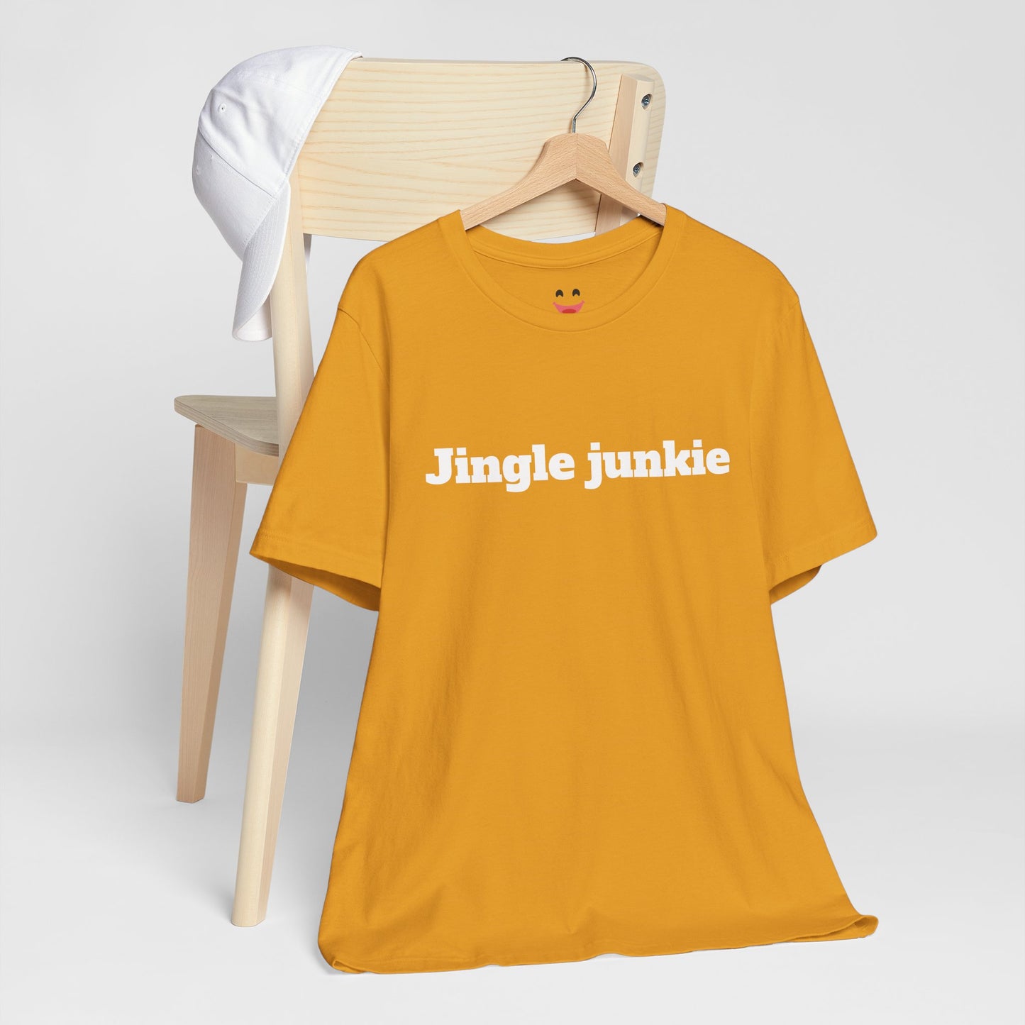 Festive Short Sleeve Tee - "Jingle junkie"