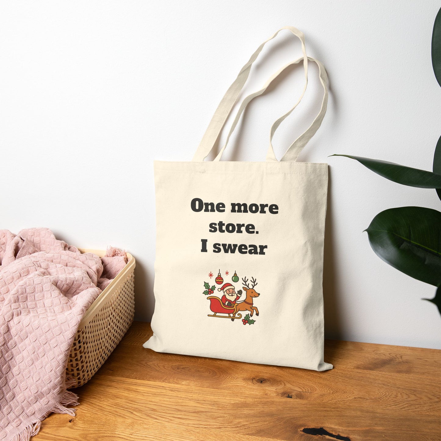 Stylish Cotton Tote Bag ''One more store. I swear''