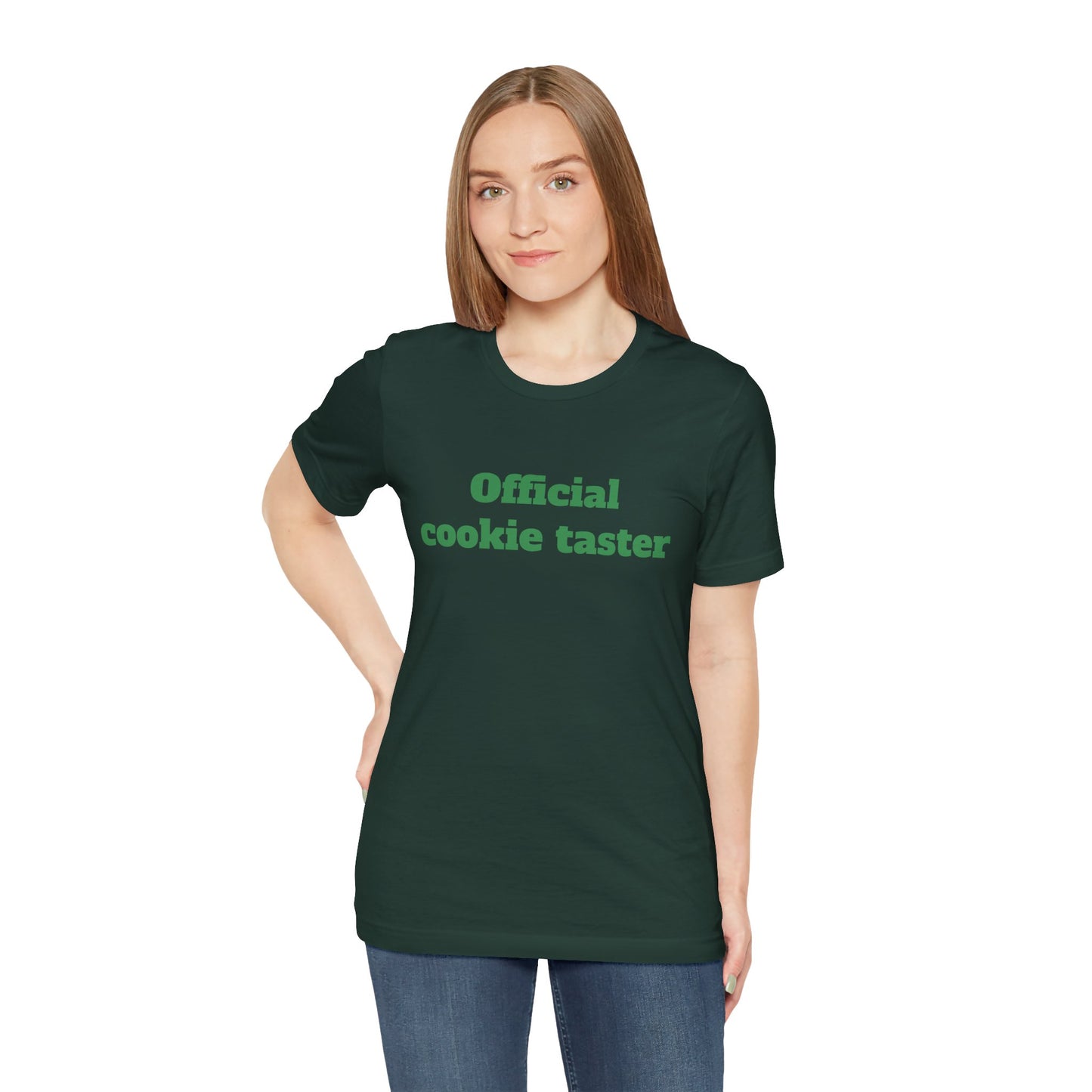 Festive Short Sleeve Tee - "Official Cookie taster"
