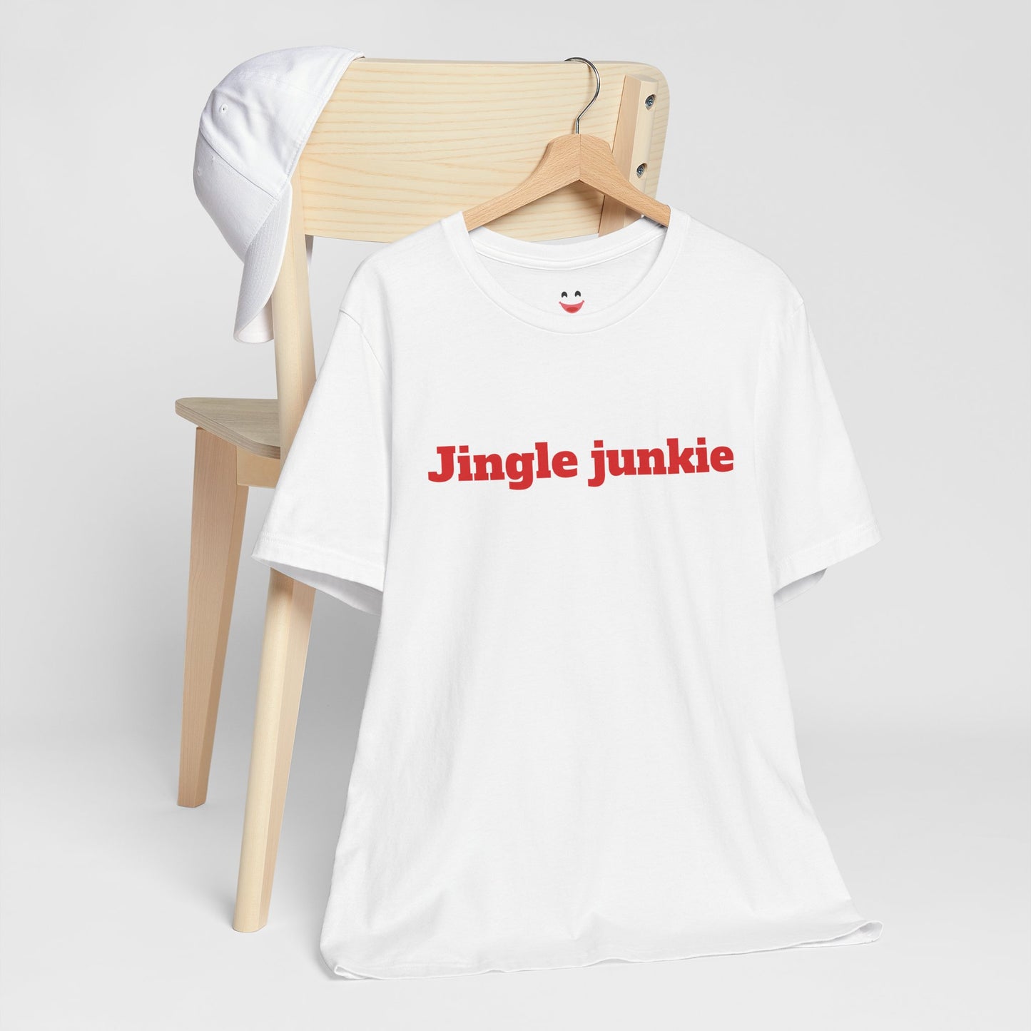 Festive Short Sleeve Tee - "Jingle junkie"