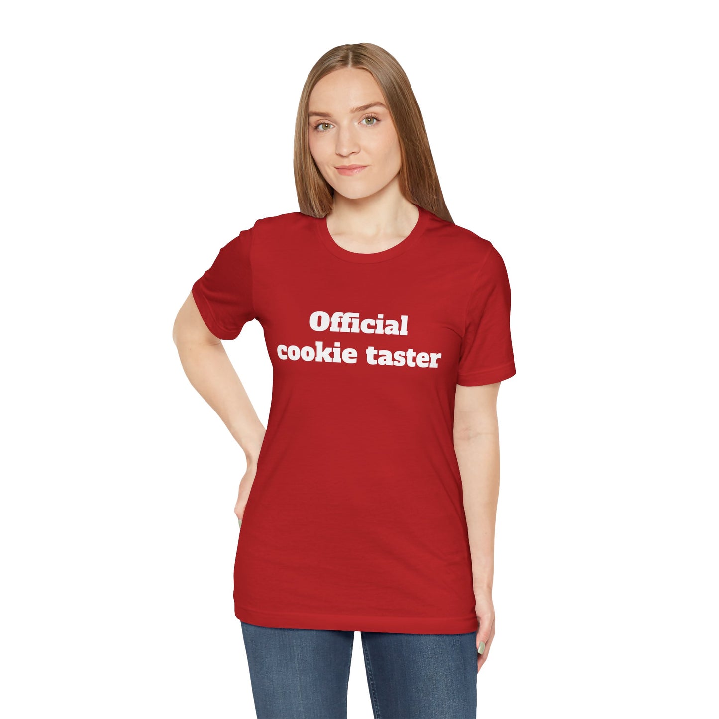 Festive Short Sleeve Tee - "Official Cookie taster"