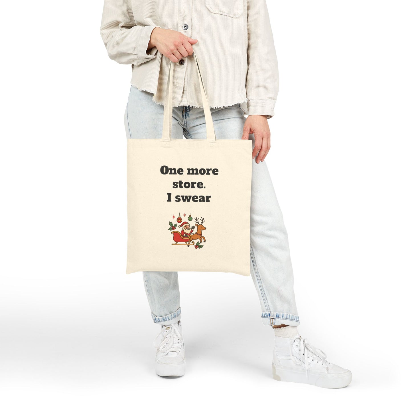 Stylish Cotton Tote Bag ''One more store. I swear''