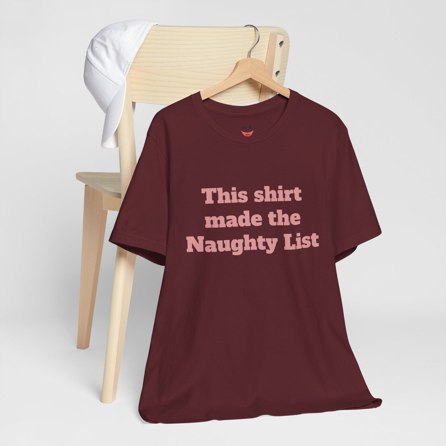 Festive Short Sleeve Tee - "This shirt made the Naughty List"