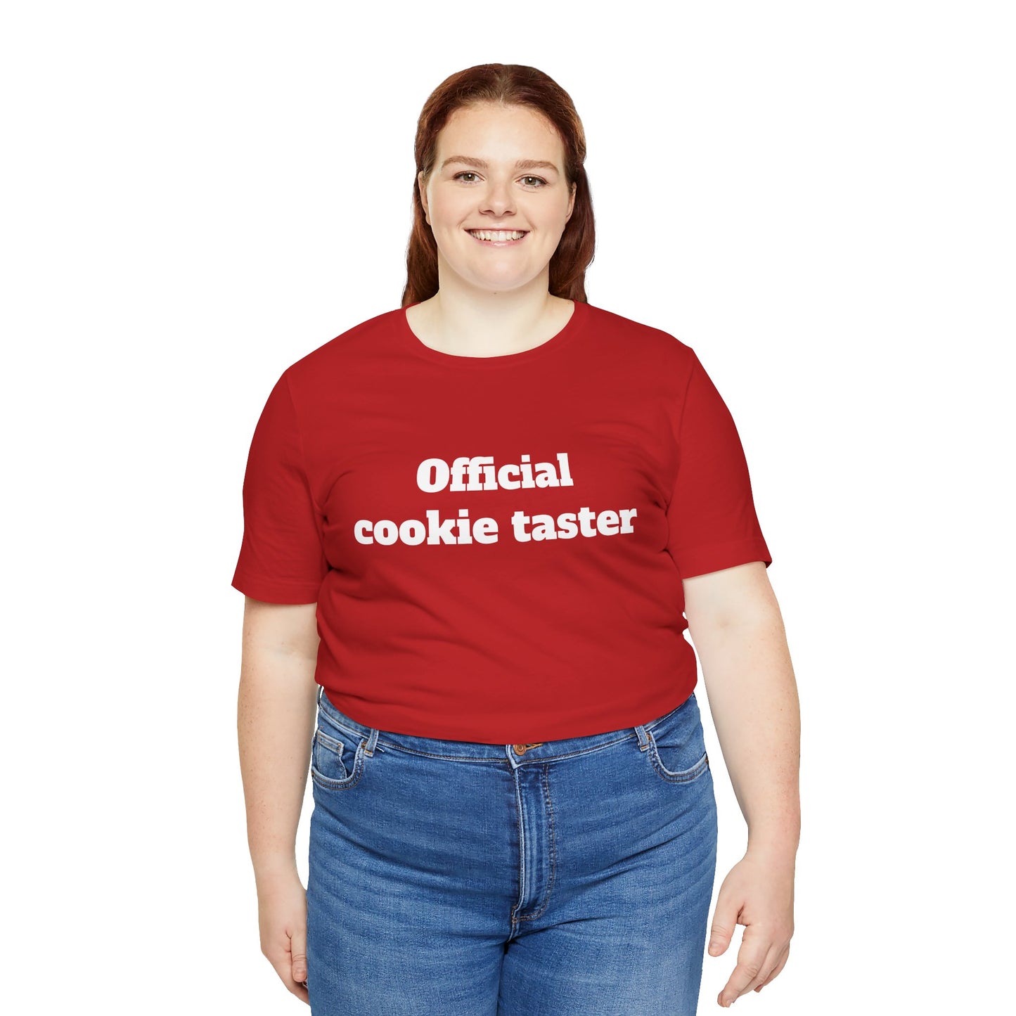 Festive Short Sleeve Tee - "Official Cookie taster"