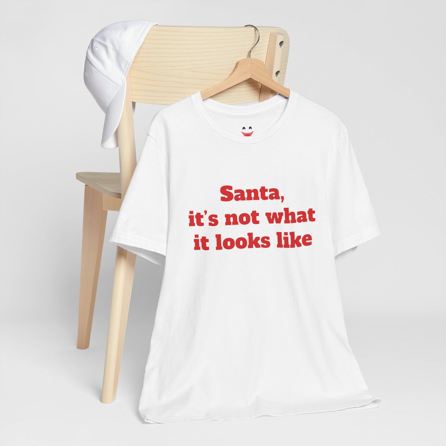 Festive Short Sleeve Tee - "Santa, it’s not what it looks like"