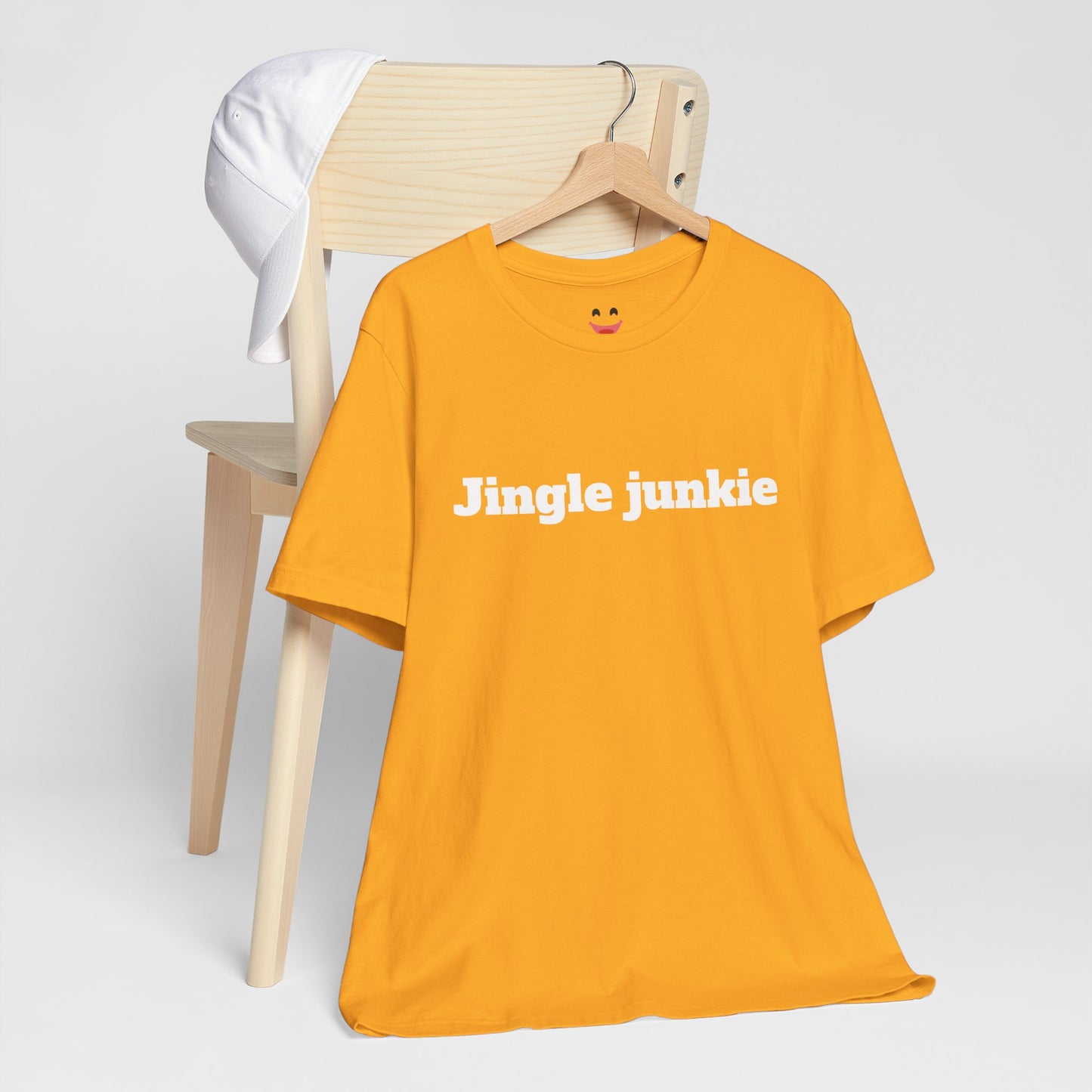 Festive Short Sleeve Tee - "Jingle junkie"