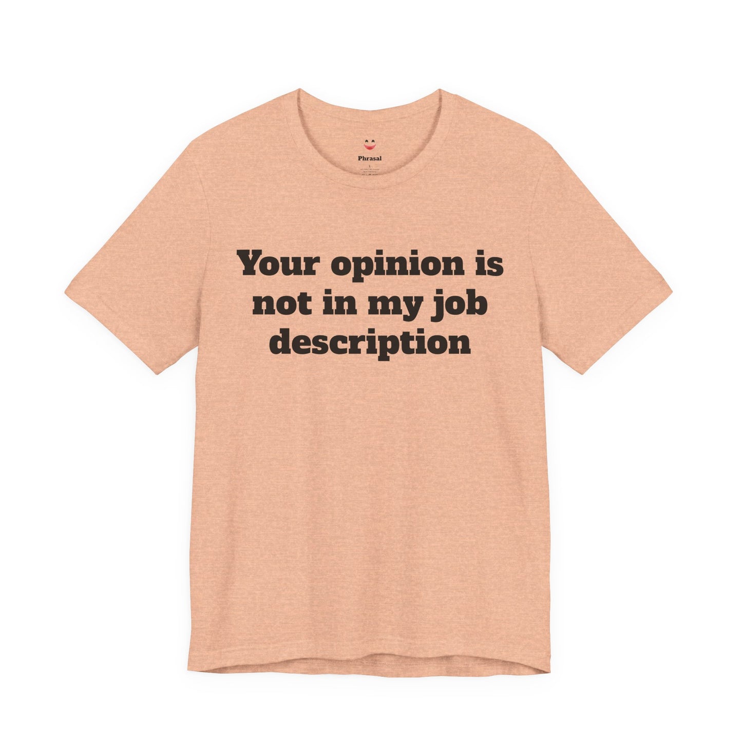 Workday Survivor Shirts - "Your Opinion Is Not In My Job Description"