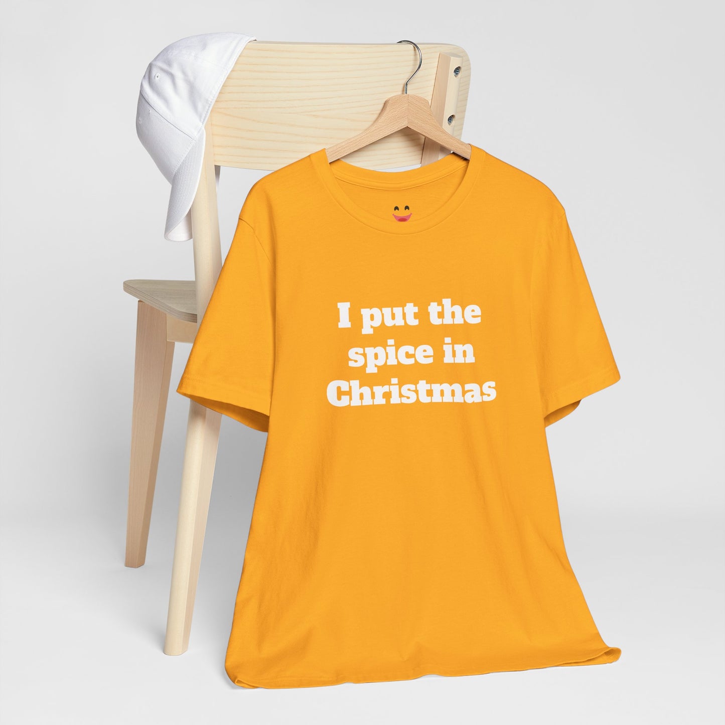 Festive Short Sleeve Tee - "I put the spice in Christmas"