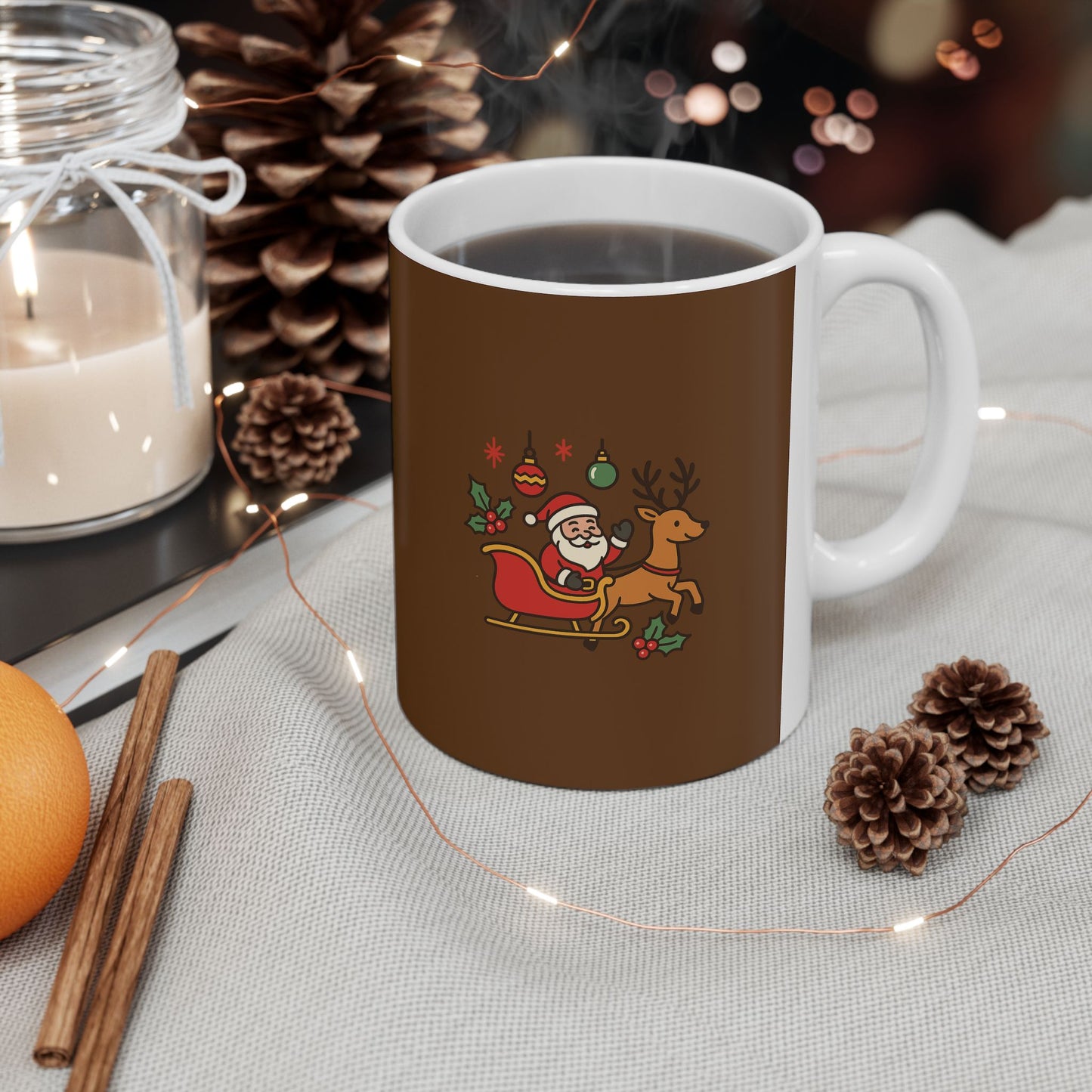 Funny Ceramic Mug - "This mug belongs to Santa’s favorite." 11oz & 15oz