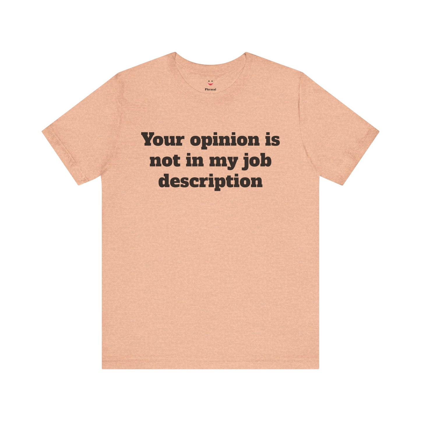Workday Survivor Shirts - "Your Opinion Is Not In My Job Description"