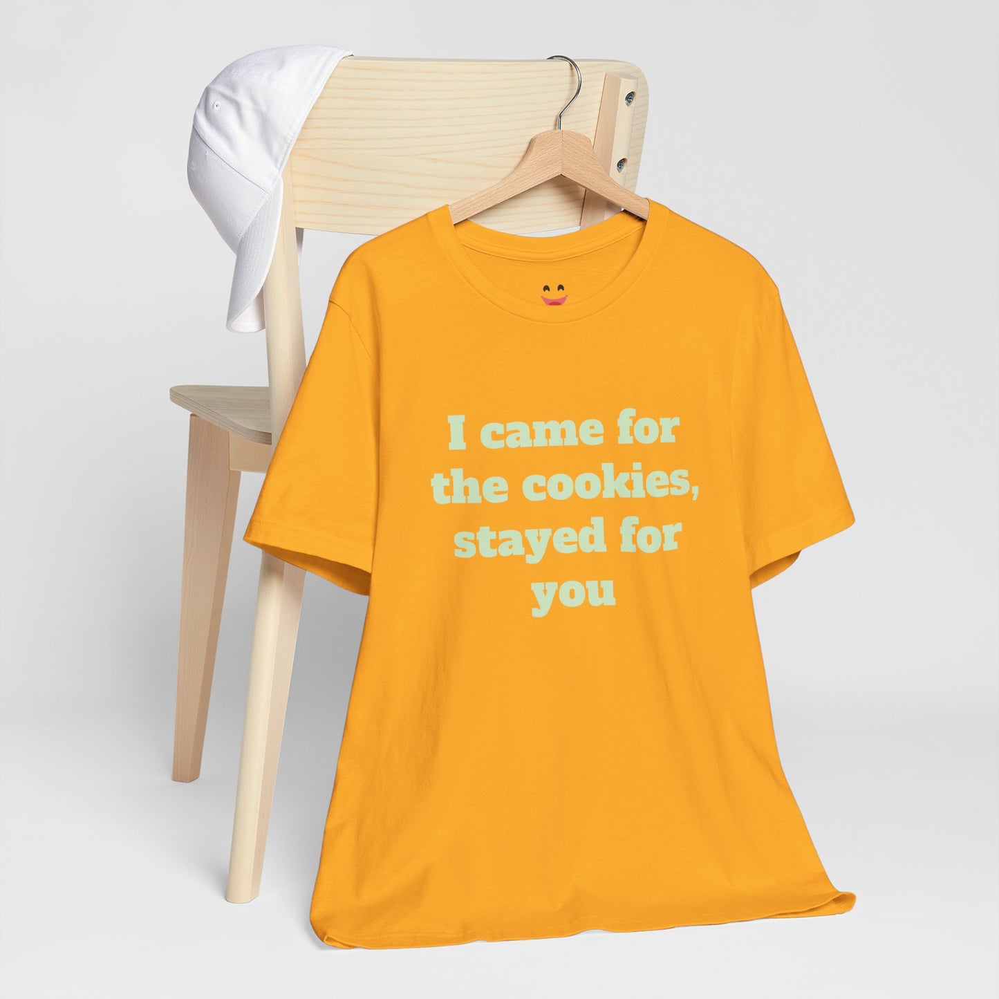Festive Short Sleeve Tee - "I came for the cookies, stayed for you"