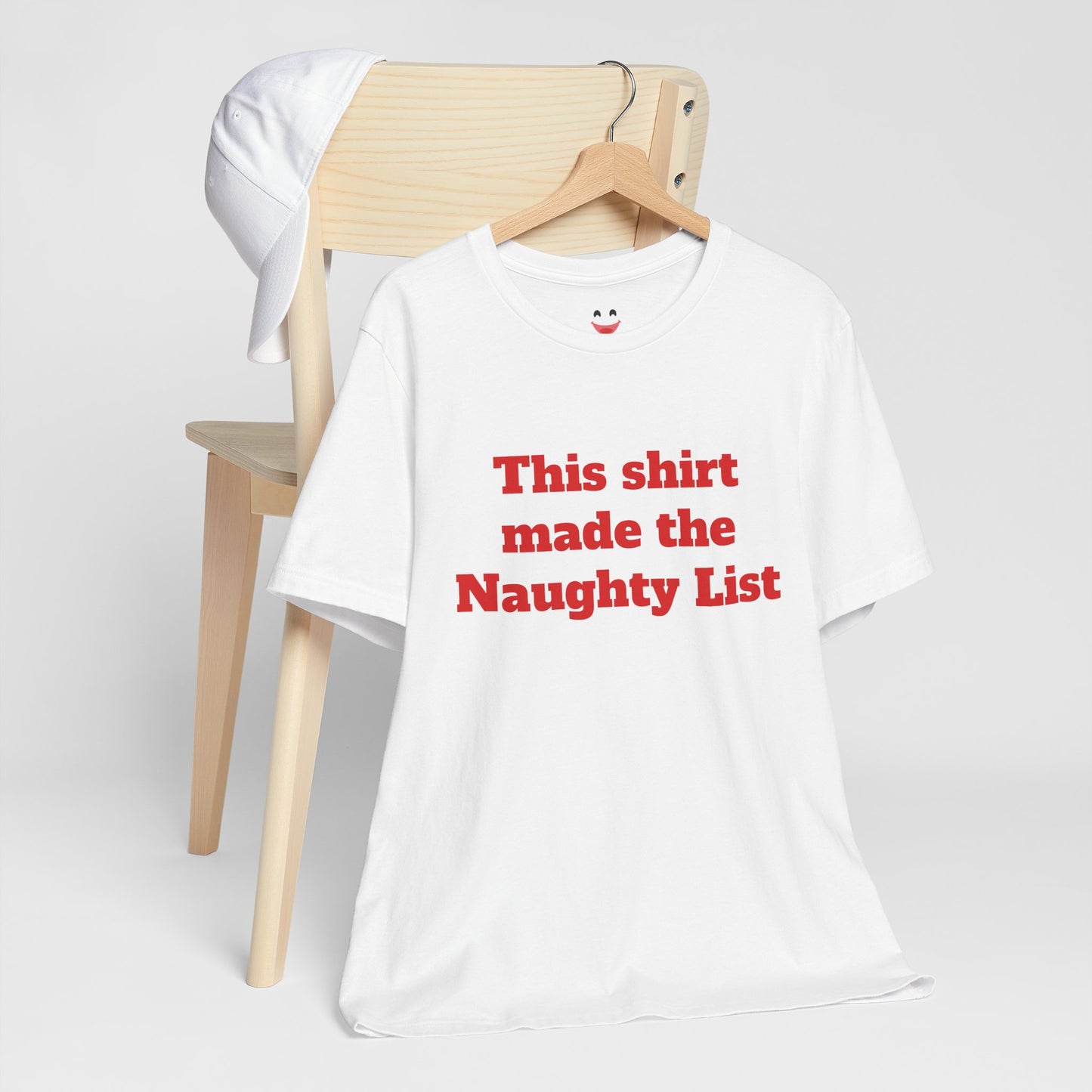 Festive Short Sleeve Tee - "This shirt made the Naughty List"